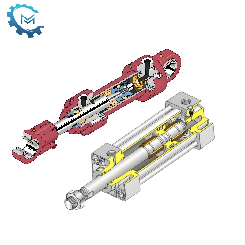 ஹைட்ராலிக் சிலிண்டர்களுக்கும் நியூமேடிக் சிலிண்டர்களுக்கும் இடையிலான வேறுபாடுகள் என்ன?